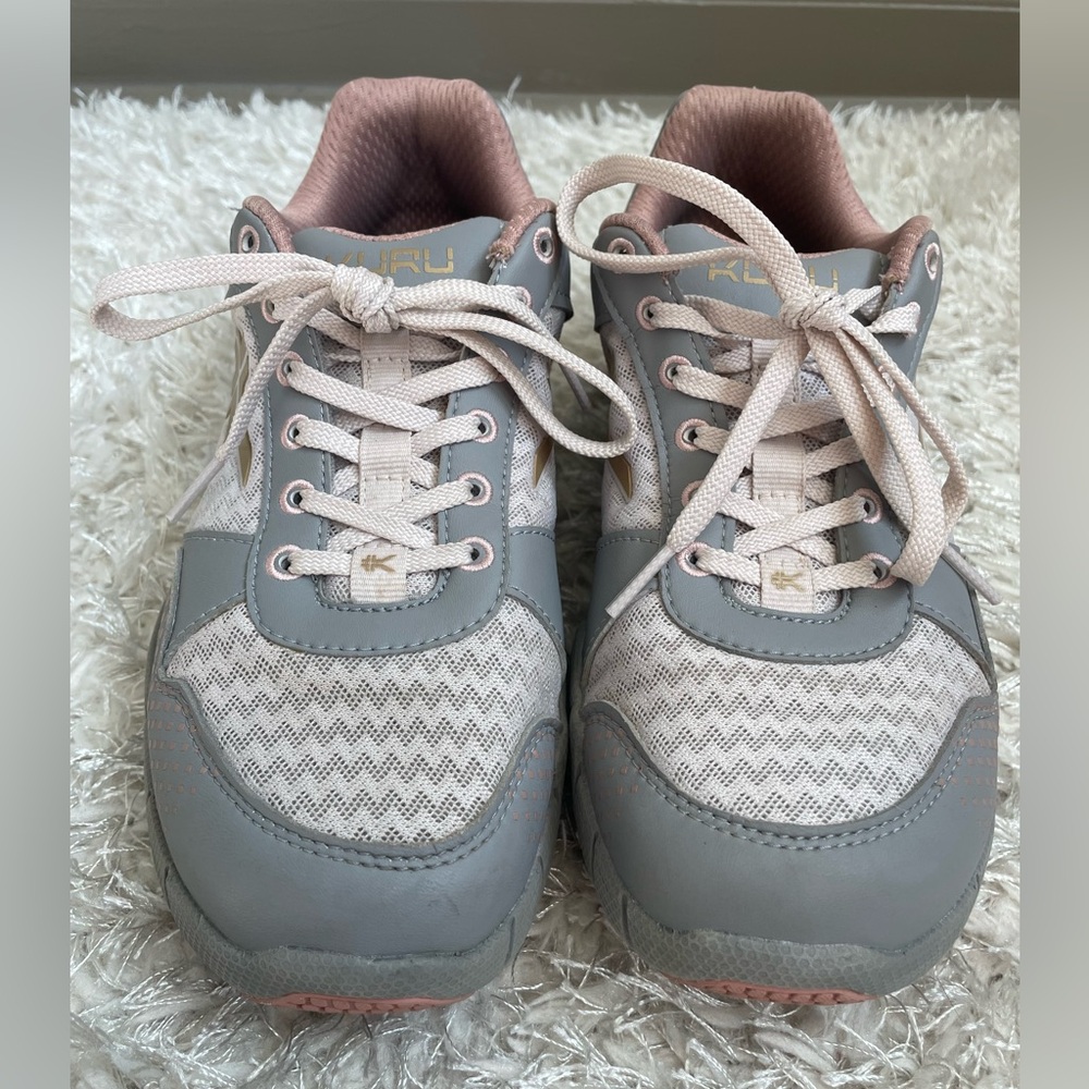 KURU Quantum Gray Pink Sneakers - Picture 3 of 9
